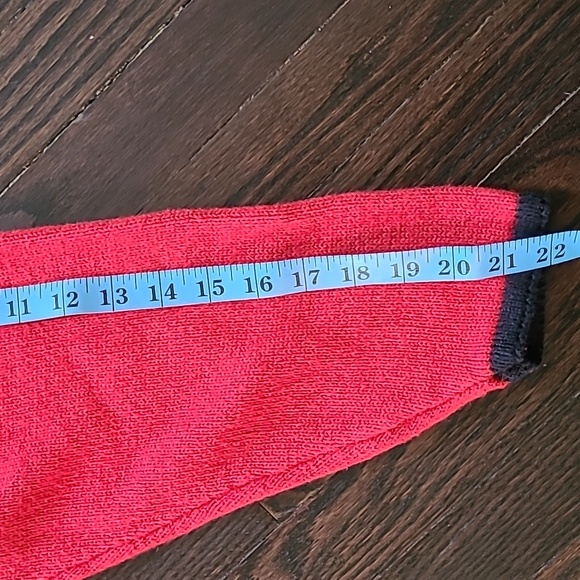 Vtg Crystal-Kobe Red Cardigan Button-up Sweater Black Scottish Terriers Wmns XL - Picture 10 of 13